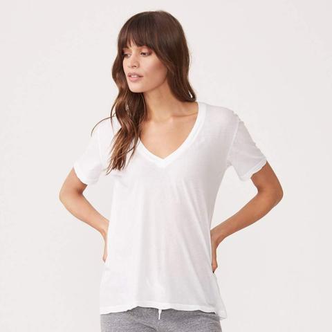 MONROW Classic V Neck Tee